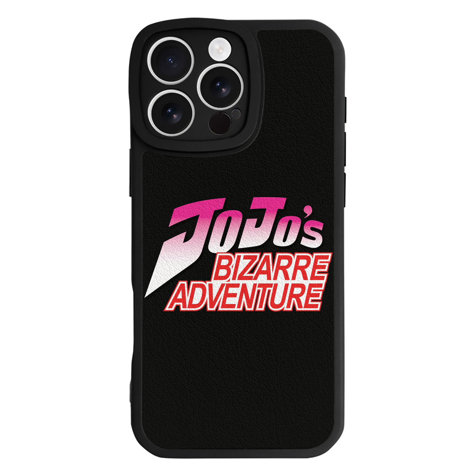 （画像用） ジョジョの奇妙な冒険 JoJo's Bizarre Adventure 【iPhone 16シリーズ対応】シリコンスマホケース（レザー調） 材質：シリコン
